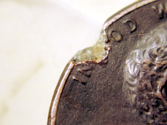 1984-Lincoln-Memorial-Cent---Chewed-Up-Or-Clipped-Planchet?